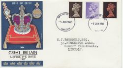 1967-06-05 Definitive Stamps Lincoln FDC (77234)