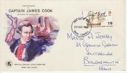 1968-05-29 James Cook Stamp Truro FDC (77242)
