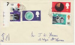 1967-09-19 British Discoveries Stamps Forres cds FDC (77262)