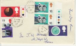 1967-09-19 British Discoveries Stamps Forres cds FDC (77264)