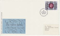 1977-06-15 Silver Jubilee Stamp Windsor FDC (77289)