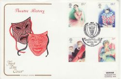 1982-04-28 British Theatre Stamps New Theatre Hull FDC (77361)