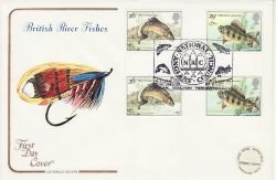 1983-01-26 River Fish Stamps Izaak Walton NAC EC4 FDC (77362)