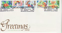 1989-01-31 Greetings Stamps Ironbridge FDC (77402)