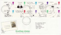 1996-02-26 Greetings Stamps Bureau FDC (77416)