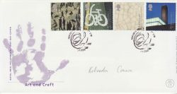 2000-05-02 Art and Craft Stamps Salford FDC (77448)