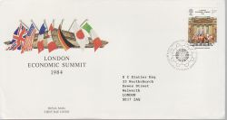 1984-06-05 London Economic Summit Bureau FDC (77483)