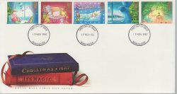 1987-11-17 Christmas Stamps Manchester FDC (77486)