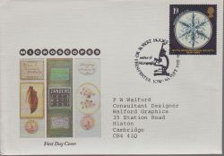 1989-09-05 Microscopes Stamp Dr Hooke Zanders FDC (77492)