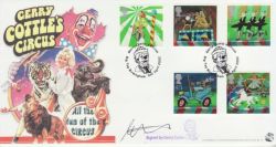 2002-04-09 Gerry Cottles Circus Signed Gerry Cottle FDC (77499)