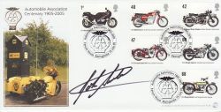 2005-07-19 Motorcycles Stamps John Surtees Signed FDC (77518)