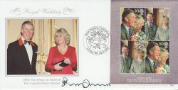 2005-04-08 Royal Wedding Penny Junor Signed FDC (77520)