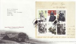 2005-02-24 Jane Eyre Stamps M/S Haworth FDC (77562)
