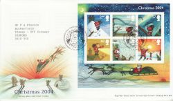 2004-11-02 Christmas Stamps M/S Bethlehem FDC (77568)