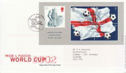 2002-05-21 World Cup Football M/S Wembley FDC (77576)