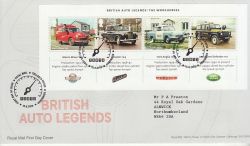 2013-08-13 British Auto Legends M/S T/House FDC (77613)
