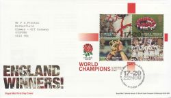 2003-12-19 Rugby England Winners T/House FDC (77665)