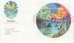 2001-03-13 Weather Stamps M/S Bureau FDC (77671)