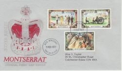 1977-02-07 Montserrat Silver Jubilee Stamps FDC (77868)