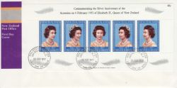 1977-02-23 New Zealand Silver Jubilee Stamps FDC (77871)