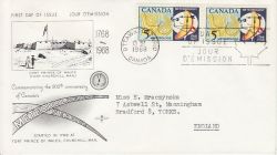 1968-03-13 Canada Meteorological Stamps FDC (77894)