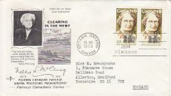 1973-08-29 Canada Nellie McClung Stamps FDC (77920)
