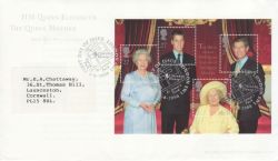 2000-08-04 Queen Mother M/S London SW1 FDC (77984)