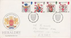 1984-01-17 Heraldry Stamps London EC FDC (77988)