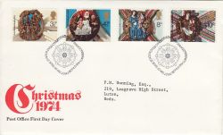1974-11-27 Christmas Stamps Bethlehem FDC (78011)