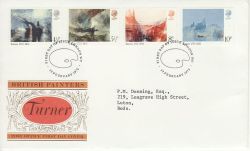 1975-02-19 Paintings Turner London WC FDC (78015)