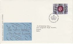 1977-06-15 Silver Jubilee Stamp Windsor FDC (78031)