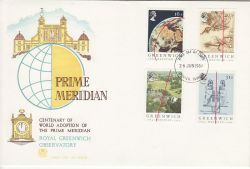 1984-06-26 Greenwich Meridian Stamps Ipswich FDC (78046)