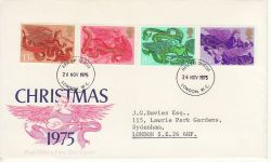 1975-11-26 Christmas Stamps London WC FDC (78081)