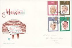 1980-09-10 British Conductors Royal Albert Hall SW7 FDC (78085)