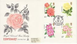 1976-06-30 Roses Stamps Northampton FDC (78094)
