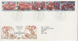 1988-07-19 Armada Stamps Plymouth FDC (78206)