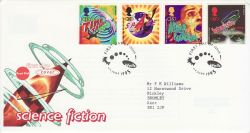 1995-06-06 Science Fiction Stamps Wells FDC (78257)