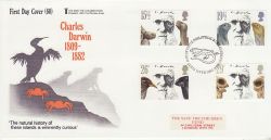 1982-02-10 Charles Darwin Stamps STCF Bureau FDC (78324)