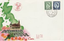 1967-03-01 N Ireland Definitive Stamps Co Down cds FDC (78341)