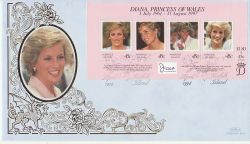1998-04-28 Princess Diana M/S Norfolk Island FDC (78373)