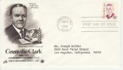 1985-03-20 USA Grenville Clark Stamp FDC (78447)