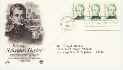 1985-06-07 USA Sylvanus Thayer Stamps FDC (78452)