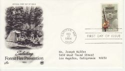 1984-08-13 USA Smokey the Bear Stamp FDC (78463)