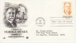 1984-08-06 USA Horace Moses Stamp FDC (78464)