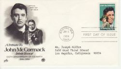 1984-06-06 USA John McGormack Stamp FDC (78468)