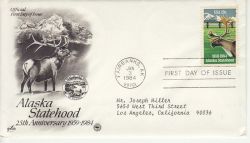 1984-01-03 USA Alaska Statehood Stamp FDC (78479)