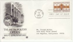 1983-09-14 USA Metropolitan Opera Stamp FDC (78481)