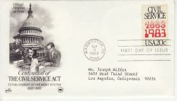 1983-09-09 USA Civil Service Stamp FDC (78482)