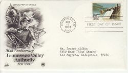 1983-05-18 USA Tennessee Valley Authority Stamp FDC (78488)