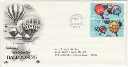 1983-03-31 USA Balloons Stamps FDC (78497)